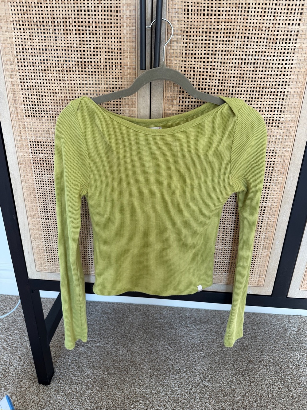 BUNDLE! BDG Olive Green Ribbed Long-Sleeve Top